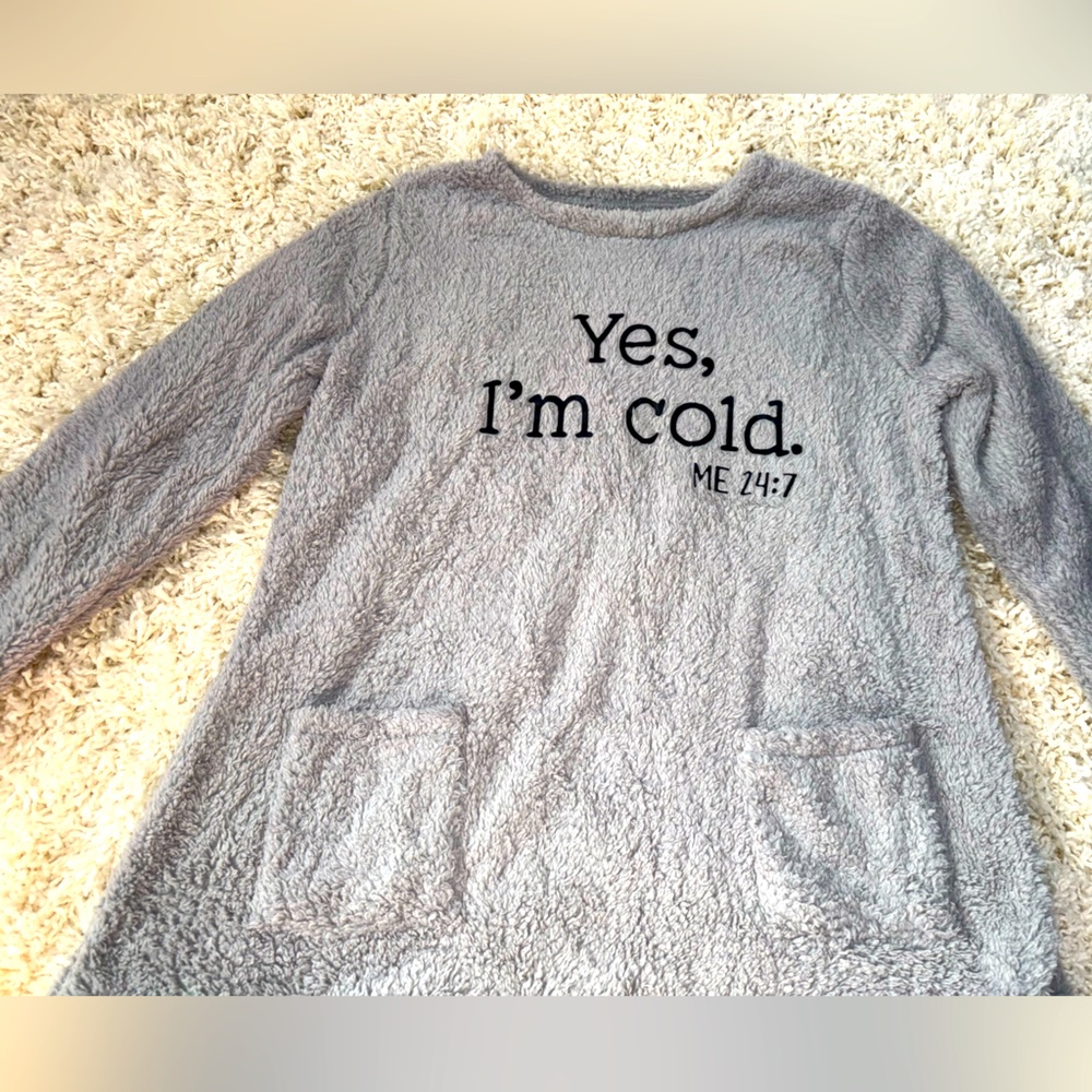 Fuzzy sweater